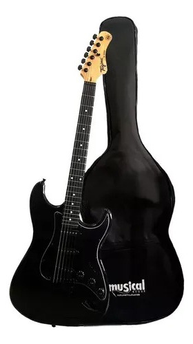 Guitarra Tagima Tg 500 Preto + Capa Oferta!