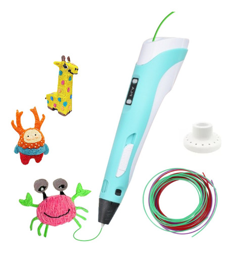 Pluma 3d Kit Bolígrafo Impresora Regalo Para Niños 3m 3color