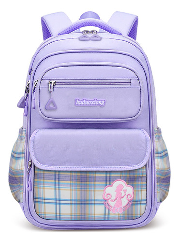 Mochila Escolar Para Niñas Primaria Segundaria Kawaii Estilo Coreana  Impermeable De Moda Apertura 180grados