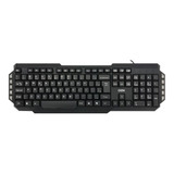 Teclado Com Fio Oex Tc103 Multiwork Preto