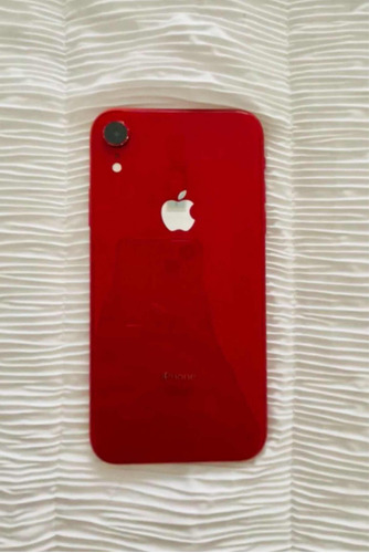 iPhone XR Red Impecable Con Cable, Cargador Y Fundas