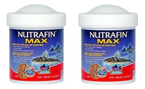 Alimento Peces Fondo Pellet Krill & Shrimp Nutrafin Max 50g