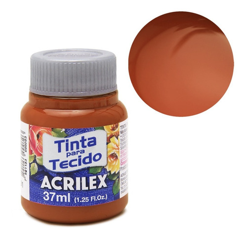 Tinta Acrilex Para Tecido Fosca Ref.4140 37ml Não Tóxica