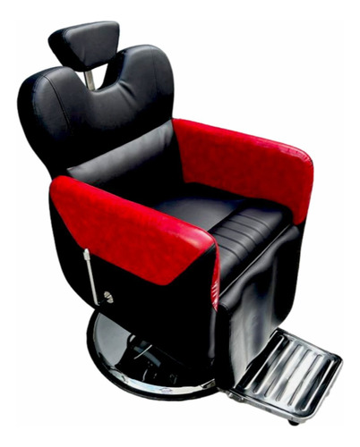 Sillon Barbero Milan Envio Caba Y Gba Gratis Negro Negro/roj