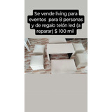 Juego De Living Para Eventos Para 8 Personas 