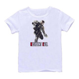 Remera Blanca Resident Evil Art#2