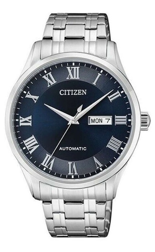 Reloj Citizen Hombre Automático Nh8360-80l Calendario Acero