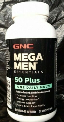 Gnc I Mega Men I 50 Plus I 60 Caplets I 60 Dias I Importado