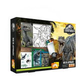 Jogo Box De Atividades Jurassic World Com Giz De Cera Copag