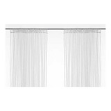 Cortinas De Voile Blanco (2 Paños De 1,35 X 2,35) Largas