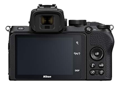 Cámara Digital Sin Espejo Compacta Nikon Z50 Con Tapa Debajo