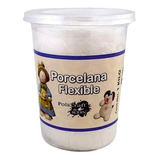 Porcelana Flexible Pasta Francesa Moldeable Manualidades 1kg Color Blanco