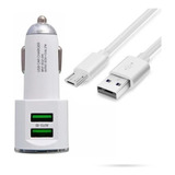 Carregador Veicular Turbo 2x Usb 3.4a C/ Cabo V8 ( Tipo B )