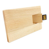 Usb Madera Tarjeta 8gb Ld153 Kit 10 Pzs