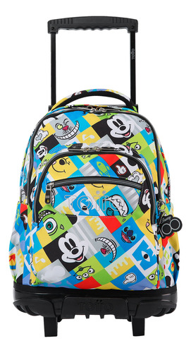 Morral Con Ruedas Niño Rue Bomper Renglon Disney 100 Persona