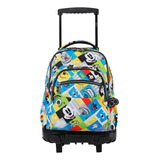 Morral Con Ruedas Niño Rue Bomper Renglon Disney 100 Persona