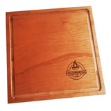 Tabla Plato Madera 28x28cm  Asado Parrilla  Laser Gratis