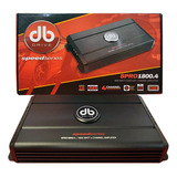 Amplificador Db Drive Spro1800.4 4 Canales 1800w Clase A/b Color Negro