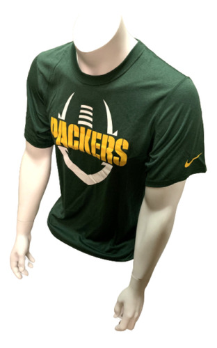 Nike Dri Fit Men's Green Bay Packers Green Shirt Short S Eep