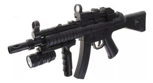 Subfusil Mp5 Airsoft Cyma Black Monotiro 200 Fps Abs 6mm