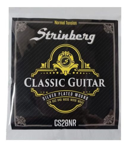 Encordoamento Nylon Violão Strinberg Cs28nr Normal Tension