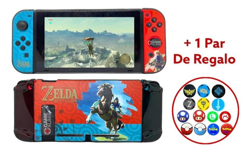 Funda Nintendo Switch Protector Case Acrílico + Thumb 26