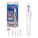 Kit Manicure E Pedicure Lixadeira Motor Unhas Cutículas