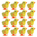 15 Pollito De Cuerda Saltarin Brica Juguete Fiesta Pascua