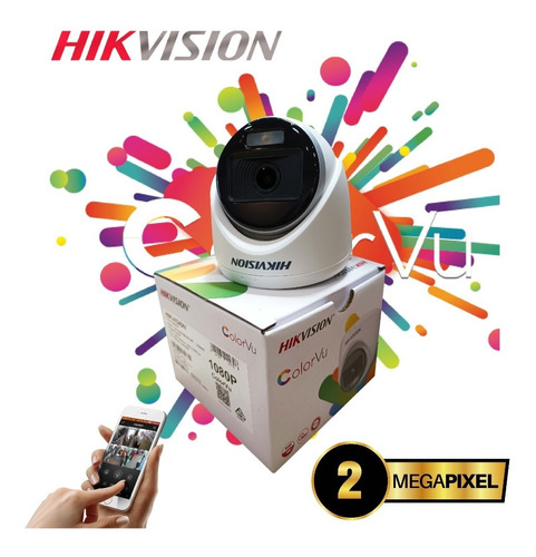 Cámara De Seguridad Hikvision Full Color Vu Domo 1080 2mp 