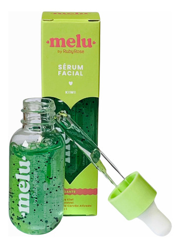 Sérum Facial Melu By Ruby Rose Antioxidante Kiwi 30ml Momento De Aplicação Dia Noite Tipo De Pele Linhas Finas E Rugas