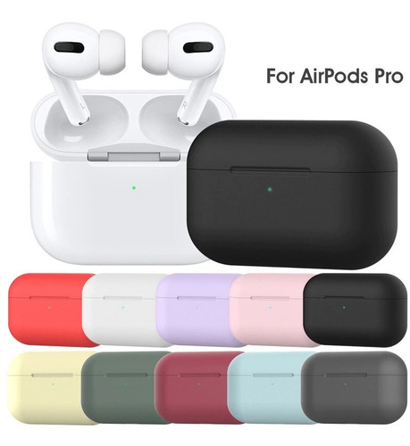 Protector Apple AirPods Pro Silicone Case Varios Colores