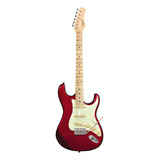 Guitarra Tagima T635 Classic Stratocaster Mr Regulada!! Cor Metallic Red Material Do Diapasão Bordo Orientação Da Mão Destro