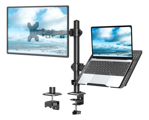 Mount Pro Combo De Monitor De Computadora Y Soporte De Escri