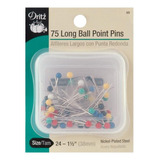 Dritz 45 Pines De Bola, Largos, 1-1/2 Pulgadas (75 Unidades)