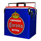 Cava - Corona Retro Ice Chest Cooler With Bottle Opener 13 L