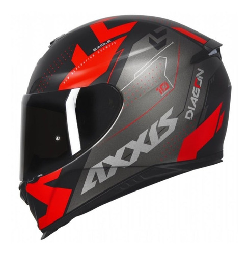 Capacete Fechado Esportivo Axxis Eagle Diagon Fosco Moto