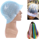 Gorro De Silicona Para Teñir El Pelo Gorro Visos Profesional Color Azul