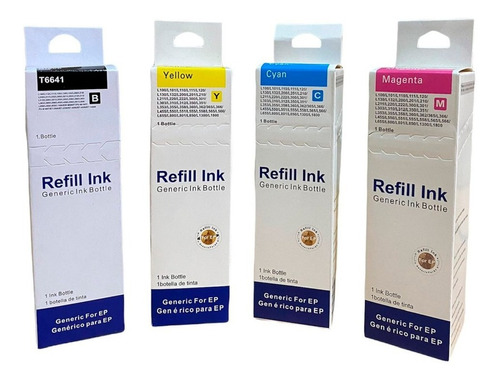 Kit Tintas 664 Compatibles Epson