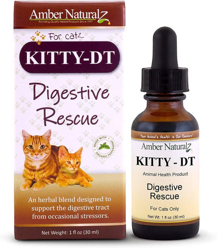 Kitty-dt Botanical Para Mascotas-soporte Digestivo Para Feli