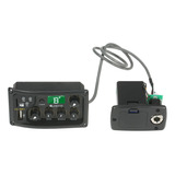 Amplificador Acústico Equalizer Pickup Eq Guitar Tuner Lcd