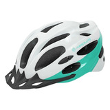 Capacete De Ciclismo Absolute Mia Led Branco E Verde