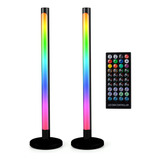 Barra De Luz Led Rgb X2 Audioritmico 40cm Usb Con Control