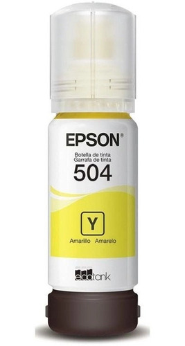 Refil Tinta Original Epson T504 Amarelo - T504420