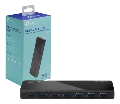 Hub Usb 7 Portas Usb 3.0 Com Fonte Externa Tp-link Uh700