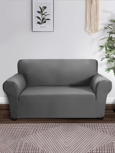 Funda Cobertor Cubre  Sofa Sillon 3 Cuerpos Gris