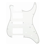 Escudo Guitarra Stratocaster Branco 3 Camadas Strinberg Hsh