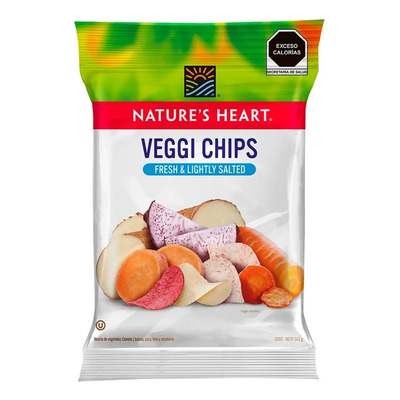 Bolsa Papas Nature's Heart Veggi Chips Crujientes 142g Snack Saludable | MercadoLibre