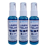  Kit 03 Limpa Telas 60ml Clean Implastec 