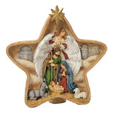 Estatuilla Religiosa Estante Estatua Natividad De Estrella