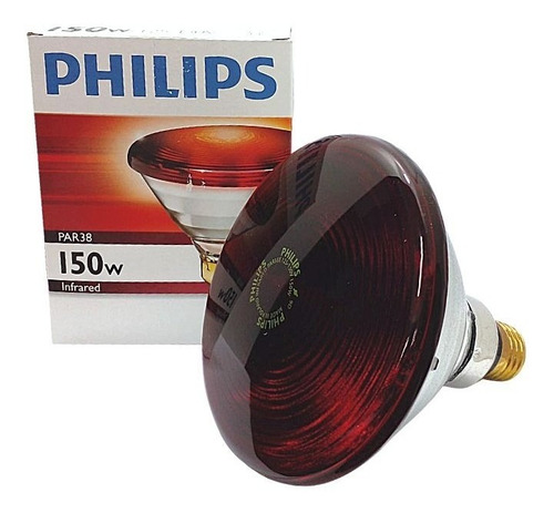 Lâmpada Infravermelho Medicinal 150w  125-130v - Philips